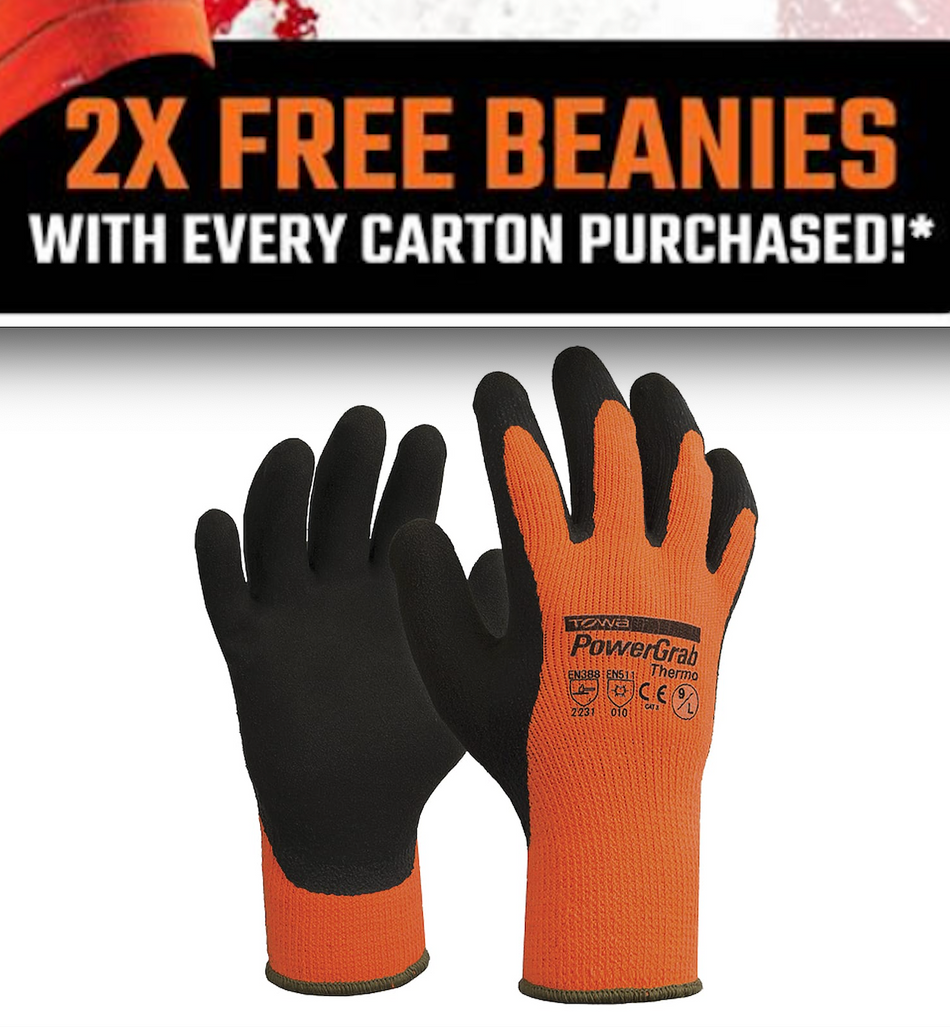 Esko Powergrab Thermo Glove, Carton of 72 pairs, Mixed Size