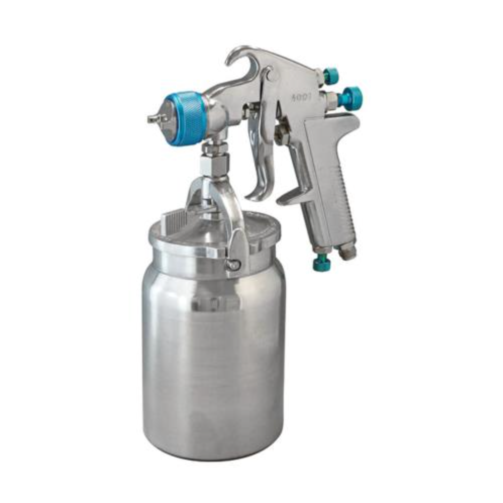 ITM Air Spray Gun Suction Feed 1.4mm & 2.0mm Nozzles 1000ml | ISL