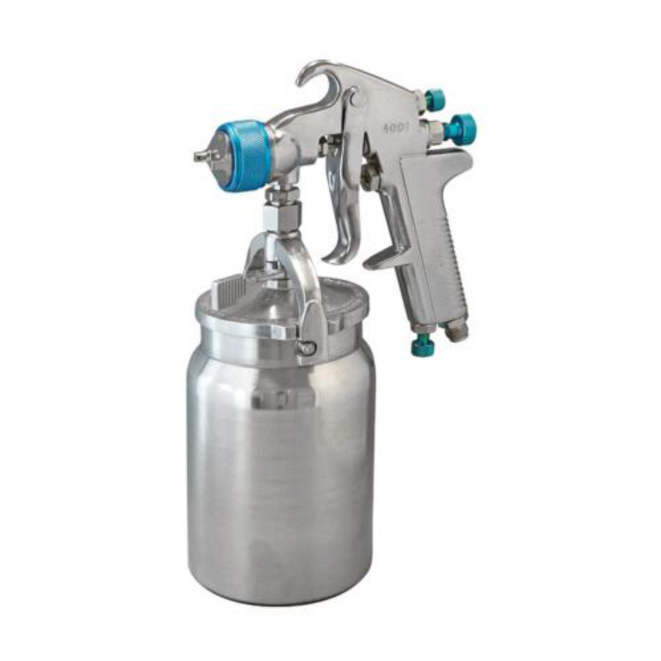 ITM Air Spray Gun Suction Feed 1.4mm & 2.0mm Nozzles 1000ml | ISL