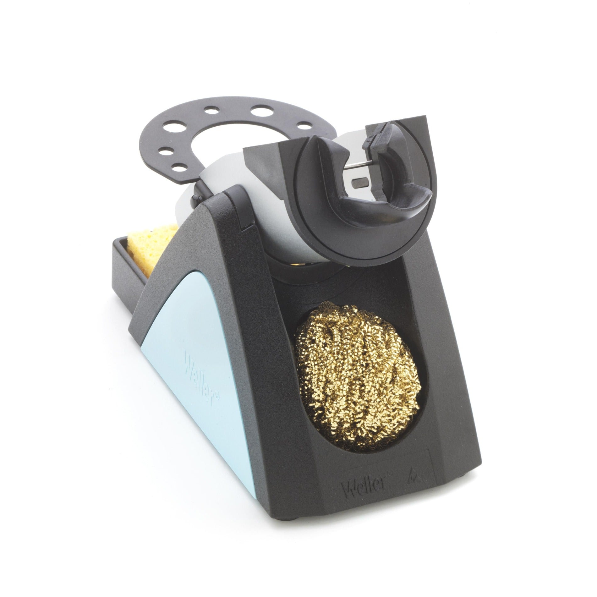 Weller WSR201 2-in-1 Safety Rest w/ Brass Metal Wool & Sponge | Accent Tools