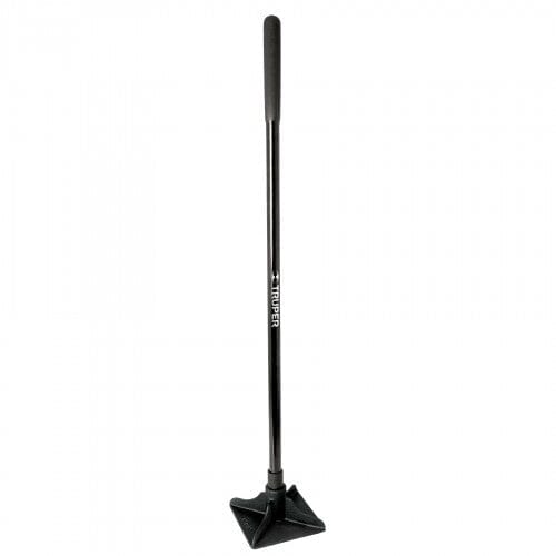 Truper Tamper 200mm Square with 1240mm Steel Handle 12lb | Hobeca