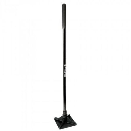 Truper Tamper 200mm Square with 1240mm Steel Handle 12lb | Hobeca