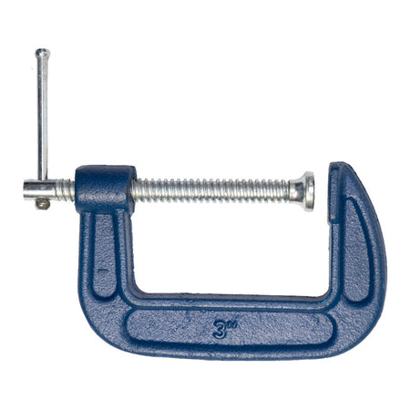 ITM cast iron C-clamp 75mm front view