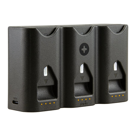 USB-C input and output ports on Jupio Tri-Charge Air3