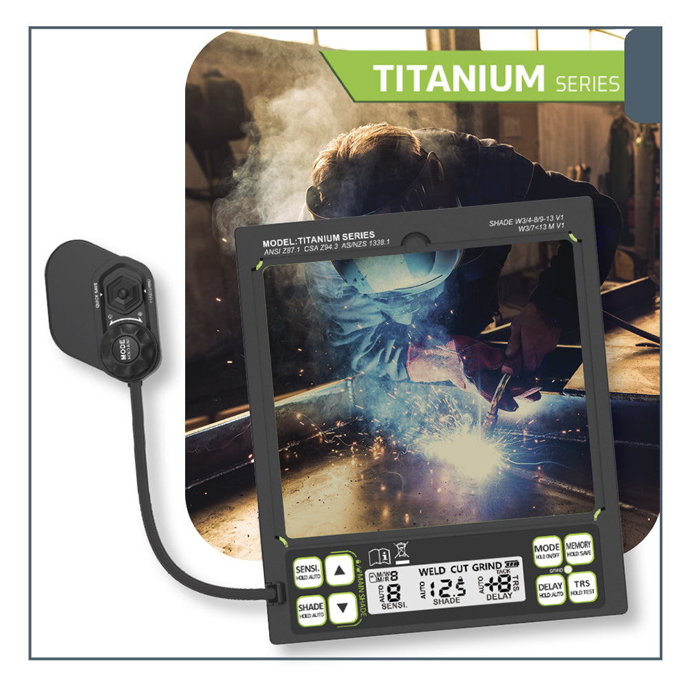 Weldsafe Welding Helmet Titanium Dark Knight | Alltrade