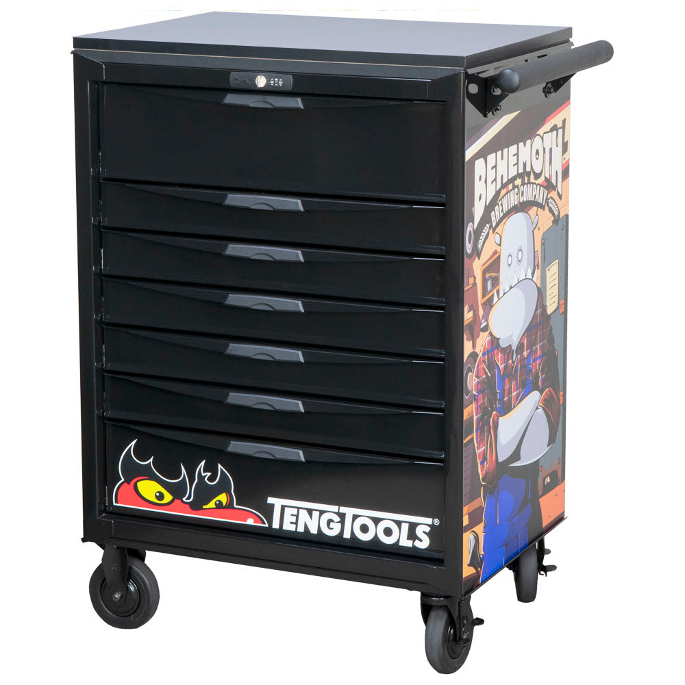 Teng Behemoth 7 x Drawer Roll Cab (Black) - Ltd Edition | ISL