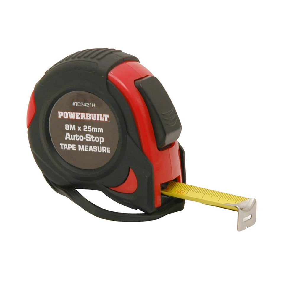 8M Metric Auto-Stop Tape Measure