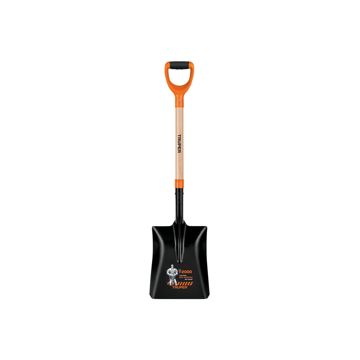 Truper Shovel D Handle Square Mouth - Industrial Grade #4 | Hobeca