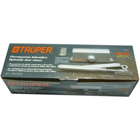 Truper Door Closer Silver Grey 80kg Capacity | Hobeca