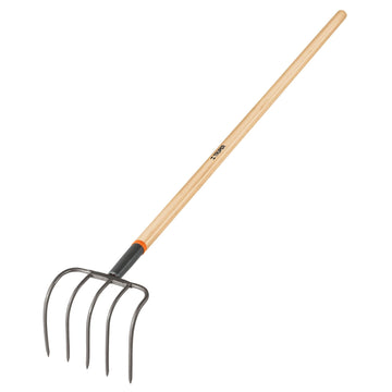 Truper manure drag with five tines and 1500mm handle