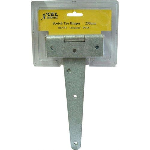 Xcel T-Hinge - Heavy Galvanised Brass Pin with Screws 300mm