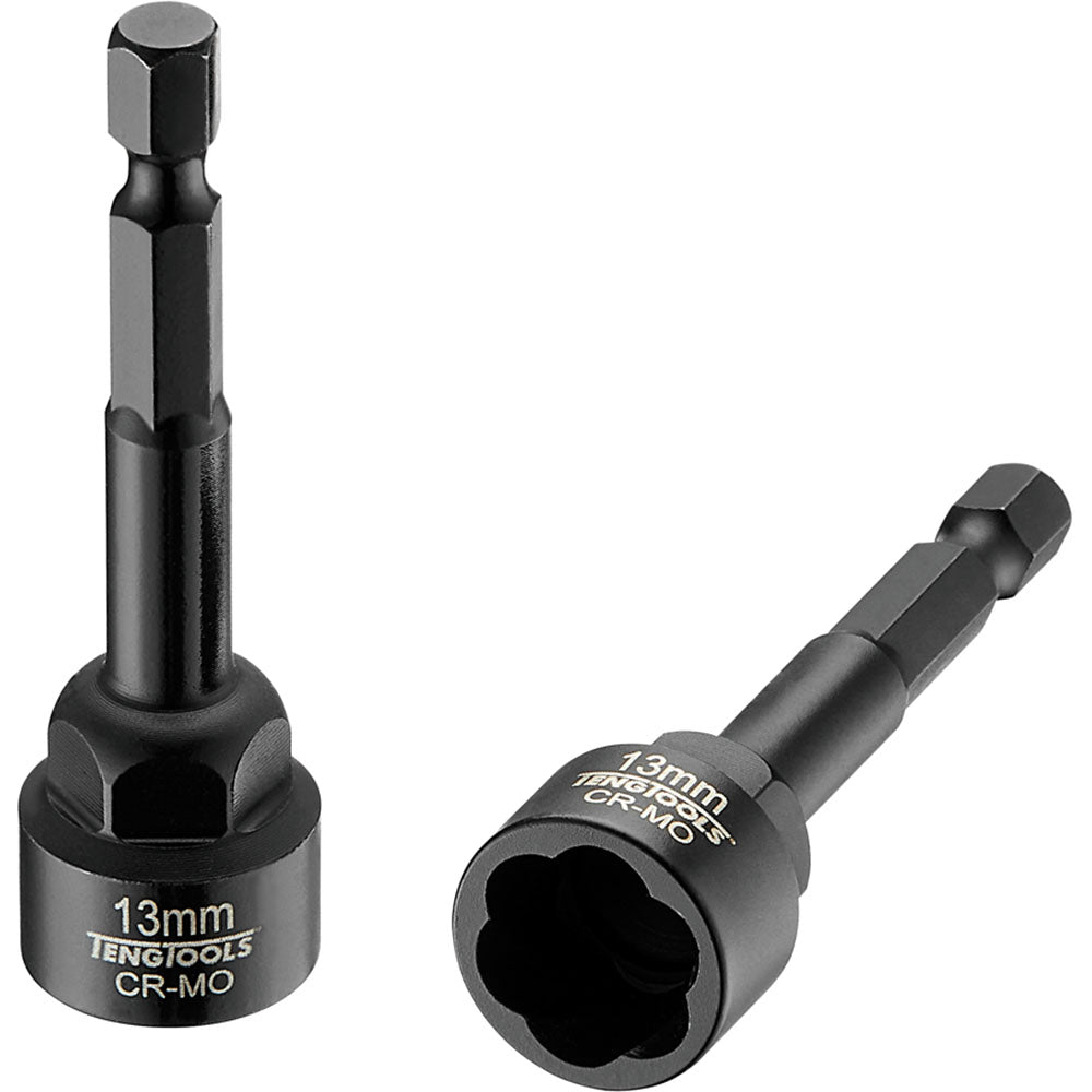Teng 13mm 1/4in Hex Twist Extractor Cr-Mo | ISL