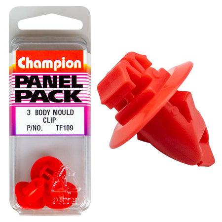 Champion Body Mould Clip Red 13mm(L) 17mm(HD) 3pk | ISL