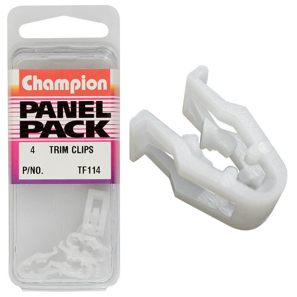 Champion Instrument Panel Clip White 4pk | ISL