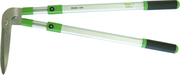 Freund border shear with telescopic aluminium handles extended to full length