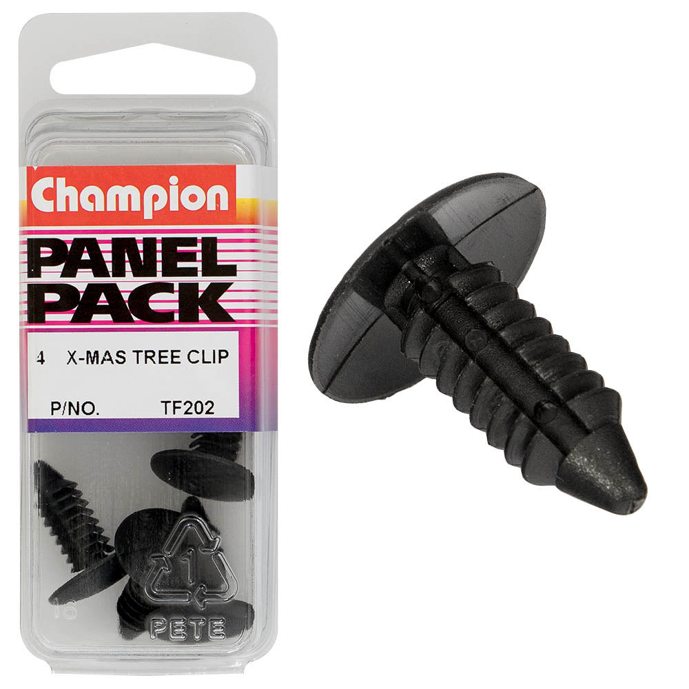 Champion Xmas Tree Clip Black 20mm(L) 17.5mm(HD) 4pk | ISL