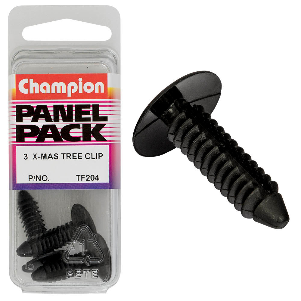 Champion Xmas Tree Clip Black 26mm(L) 17.5mm(HD)3pk | ISL