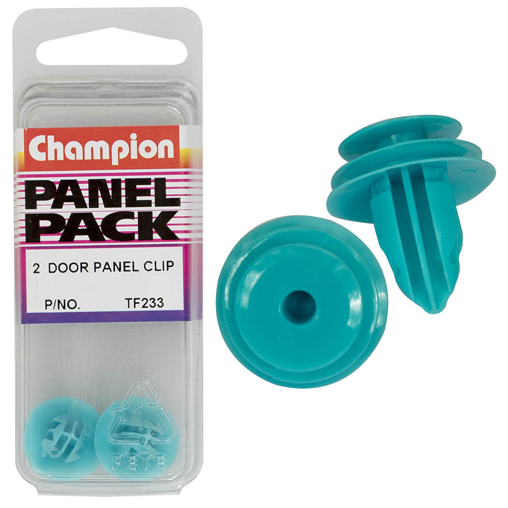 Champion Trim Clip Blue 8.5x9mm(Stem Dia) 13mm(Top HD) 2pk | ISL