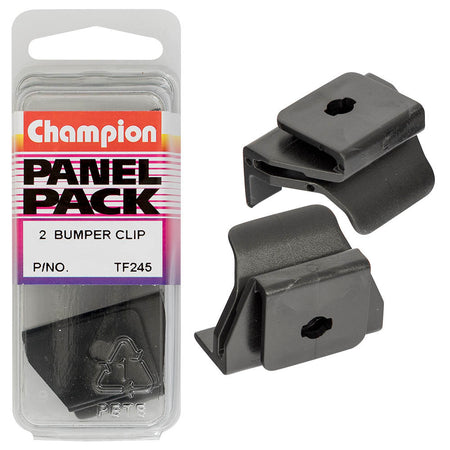 Champion Bumper Clip Black 2pk | ISL