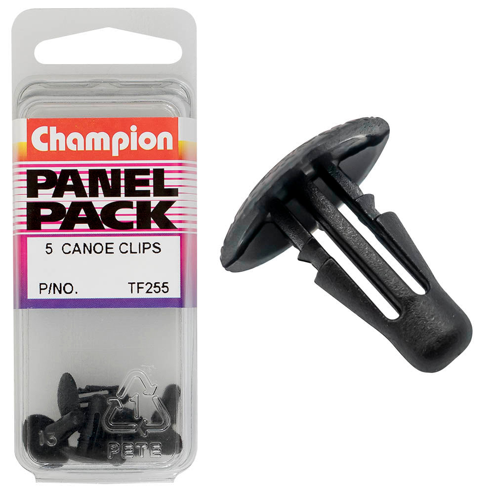 Champion Retainer Clip Black 13mm(L) 5mm(Hole) 13mm(HD) 5pk | ISL