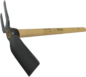 Freund Hand Hoe with Blade & 2 Tyne Fork | Hobeca