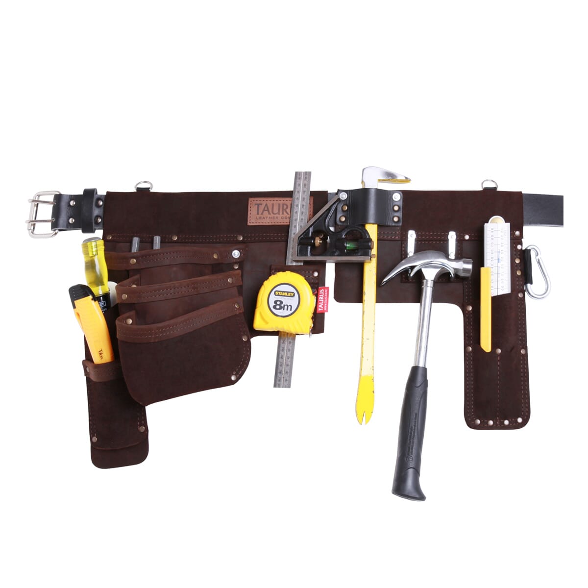 Taurus Leather Heavy Duty Hipster Split Apron R/H Brown | Hobeca