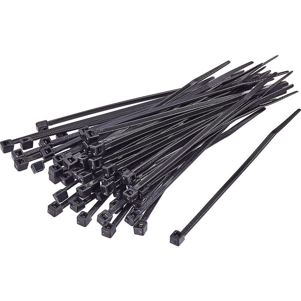 KSS Cable Tie 300 x 7.6mm Black Pack of 100 | Hobeca