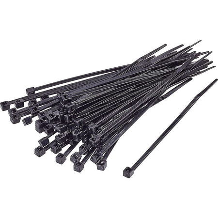 KSS Cable Tie 300 x 7.6mm Black Pack of 100 | Hobeca