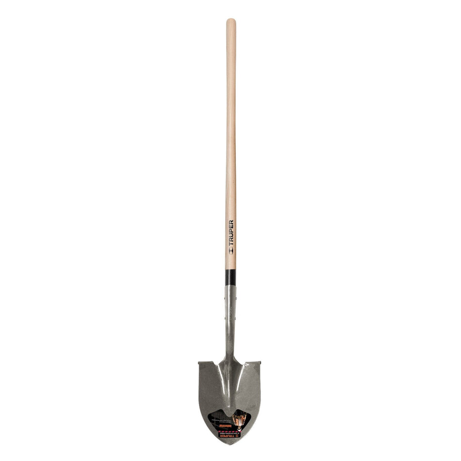 Truper Shovel Long Handle Round Mouth - Industrial Grade #2