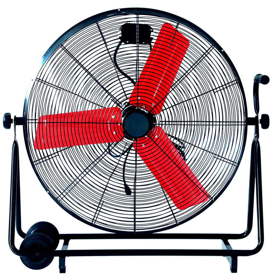 Powerbuilt 76cm High Velocity Floor Fan