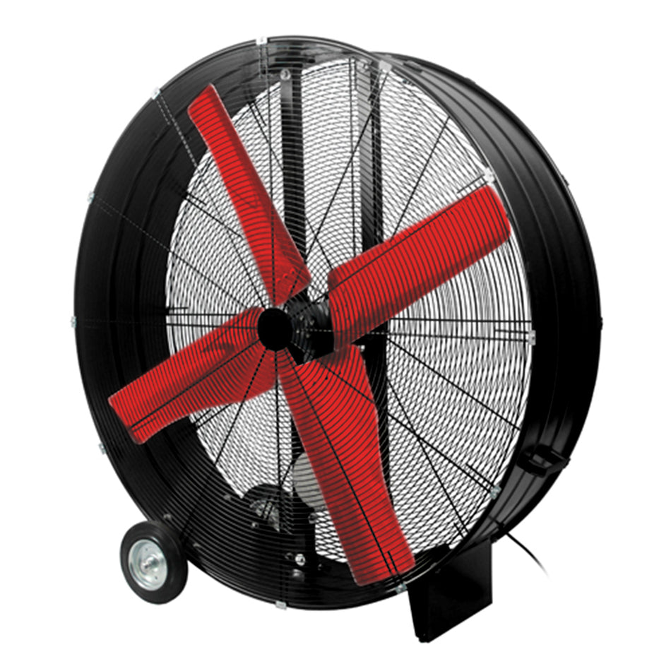 Powerbuilt 106cm High Capacity Belt Drive Barrel Fan