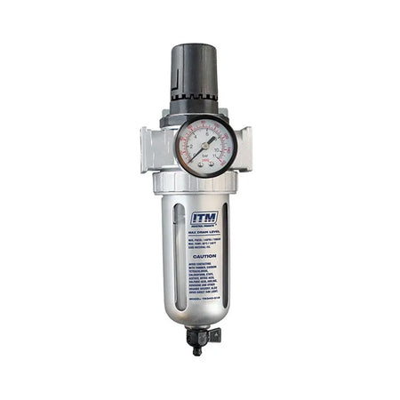 ITM 1/4 inch heavy-duty filter regulator with mounting bracket
