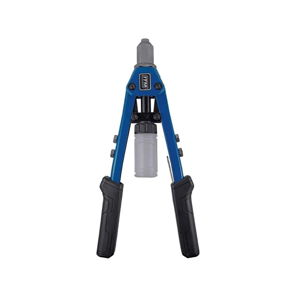ITM short-arm rivet gun with 3-jaw system and 5 nozzles