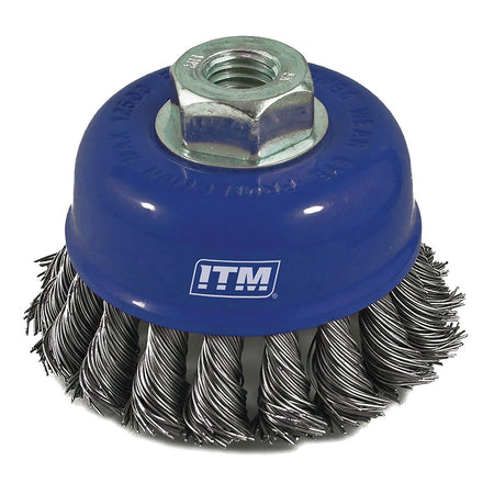 ITM Twist Knot Cup Brush Steel - ISL_TM7000-065