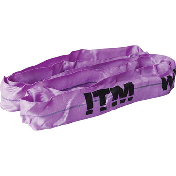 ITM round lifting sling 1 tonne 1.5m length, violet colour coded