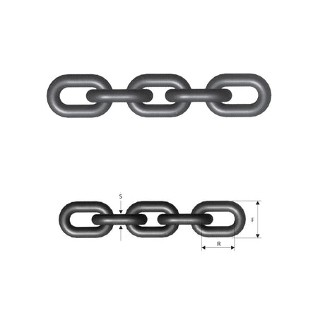 ITM G80 Lifting Chain - Black Tempered - Body - ISL_TM9806-00805