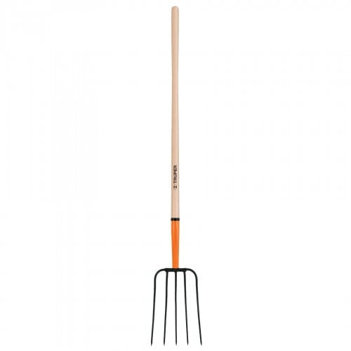 Truper Manure Fork with Long Handle 5-Prong