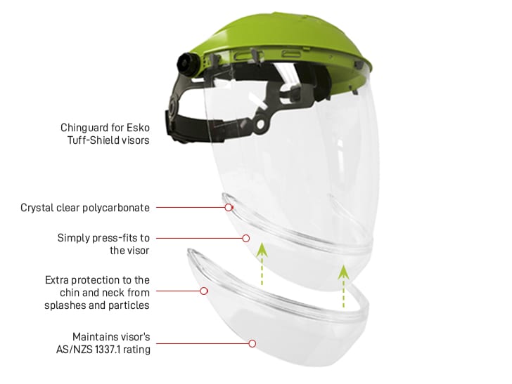 Esko Tuff Shield Chin Guard