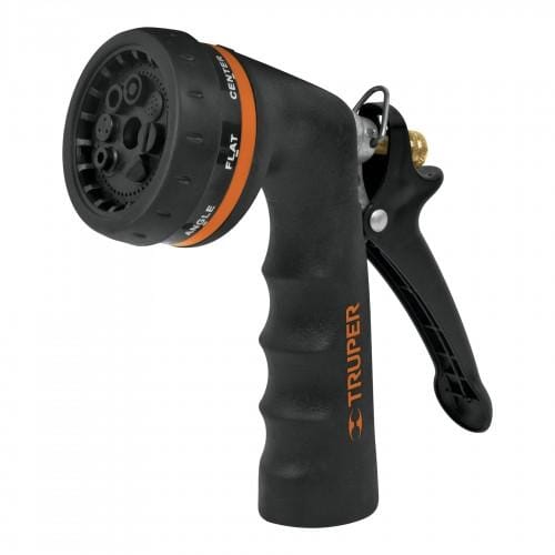 Truper Hose Director Gun Metal Body - 8 Function