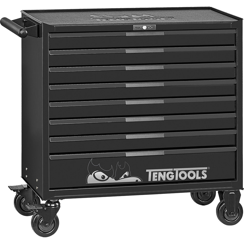 Teng Pro35 37in Roller Cabinet 8 Drawers Black