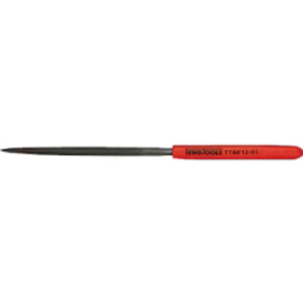 Teng three-square file with tapered profile