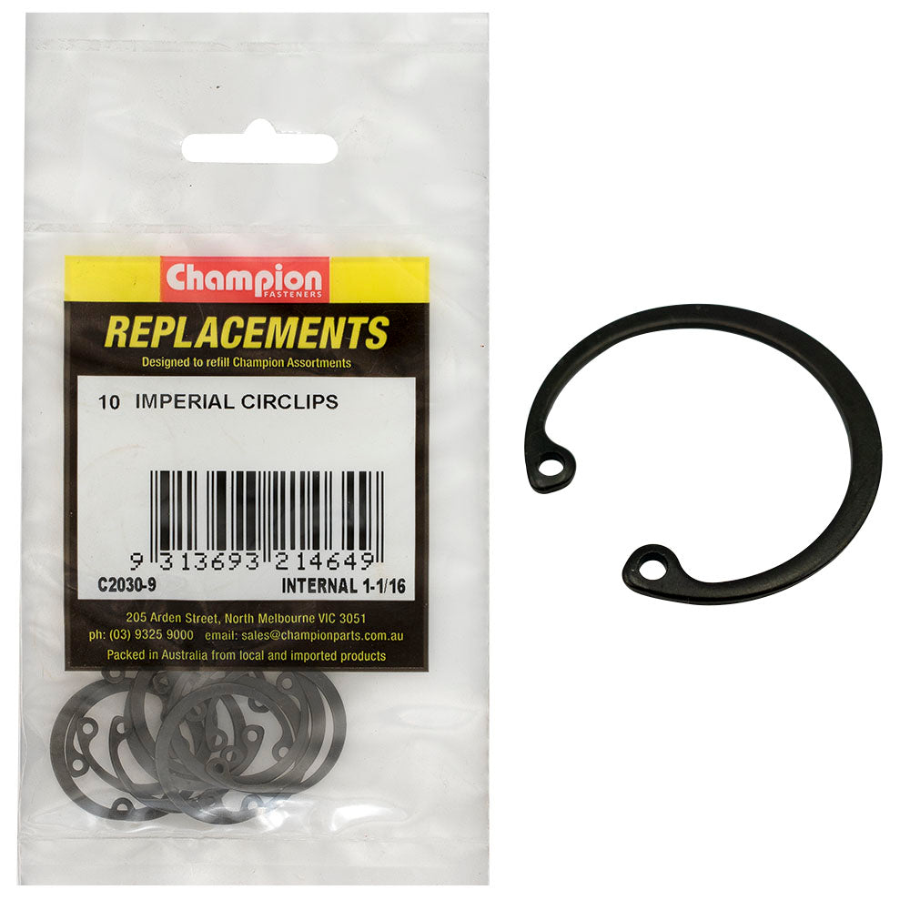 Champion 1-1/16in Imperial External Circlip -10pk | ISL