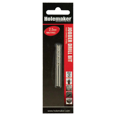 Holemaker Jobber Drill 2.5mm - 2pc (Carded) | ISL