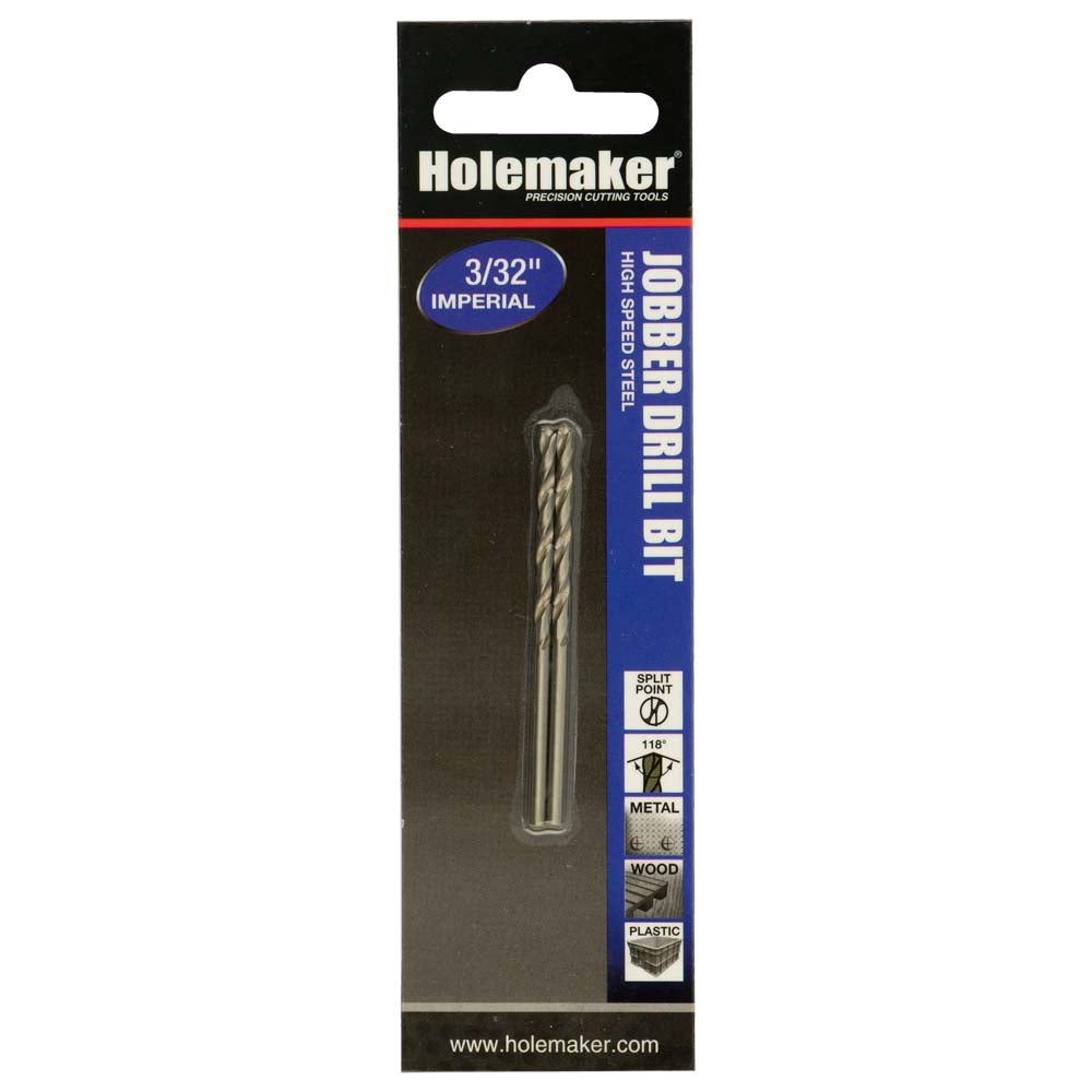 Holemaker Jobber Drill 3/32in - 2pc (Carded) | ISL