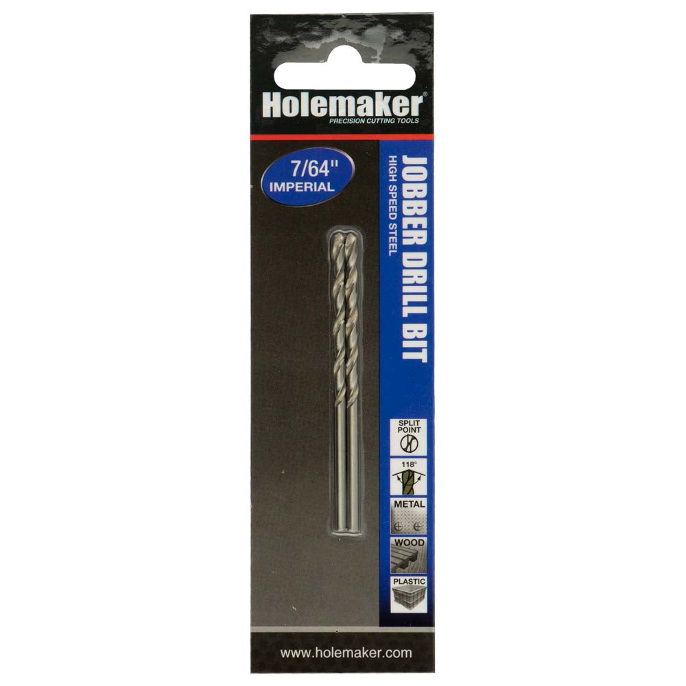 Holemaker Jobber Drill 7/64in - 2pc (Carded) | ISL