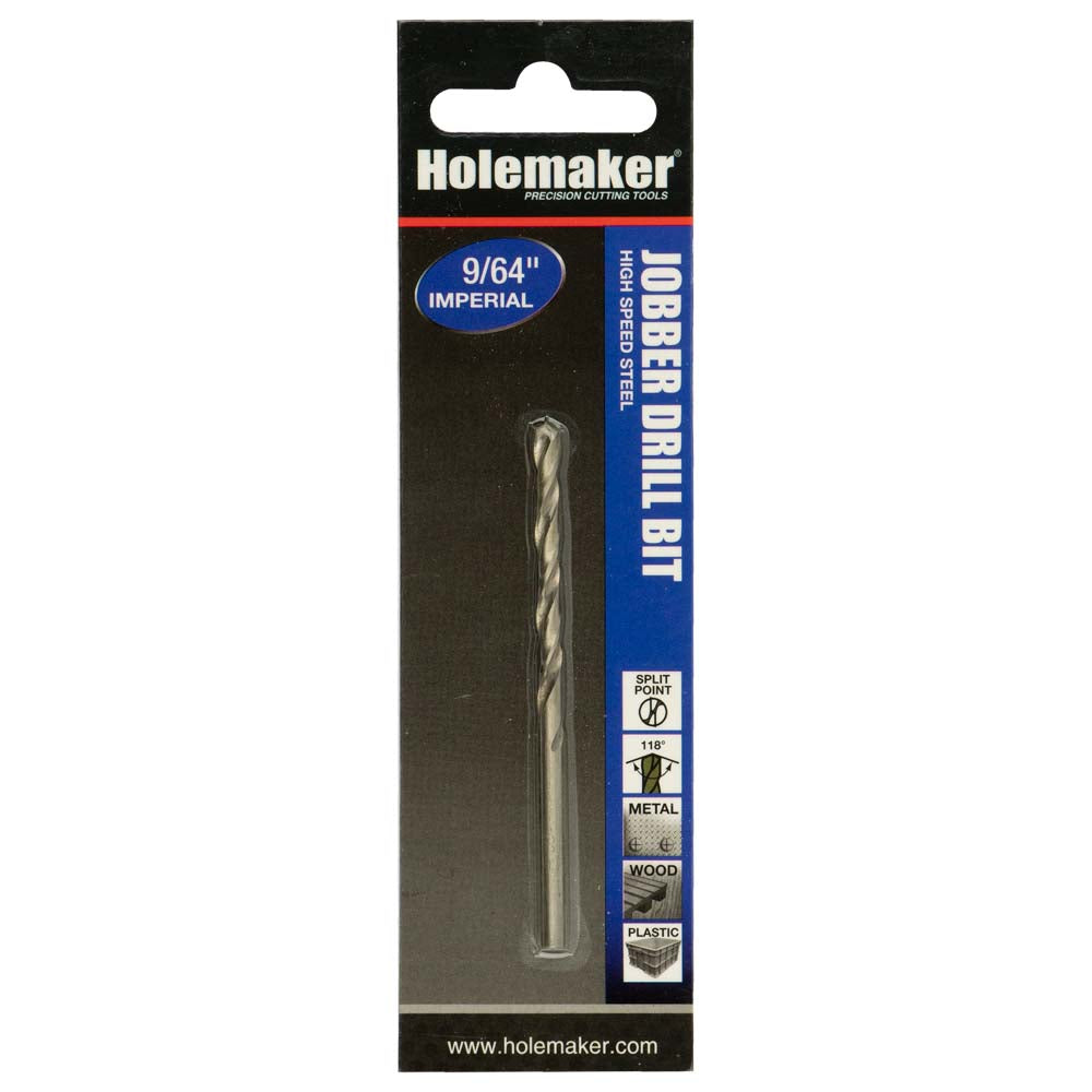 Holemaker Jobber Drill 9/64in - 1pc (Carded) | ISL