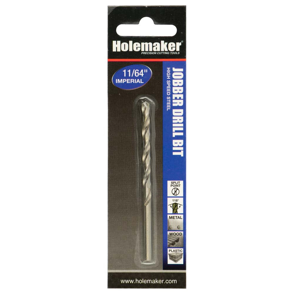 Holemaker Jobber Drill 11/64in - 1pc (Carded) | ISL