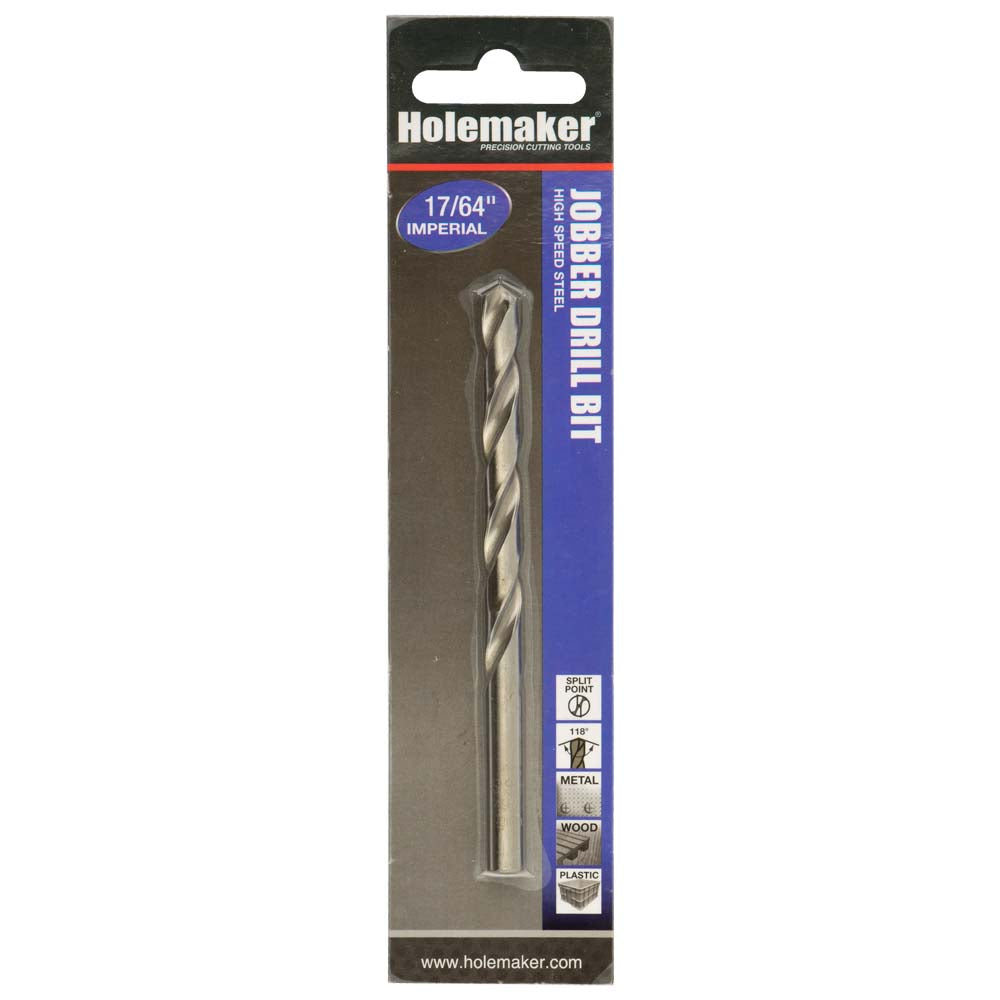 Holemaker Jobber Drill 17/64in - 1pc (Carded) | ISL