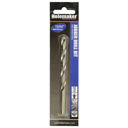 Holemaker Jobber Drill 19/64in - 1pc (Carded) | ISL