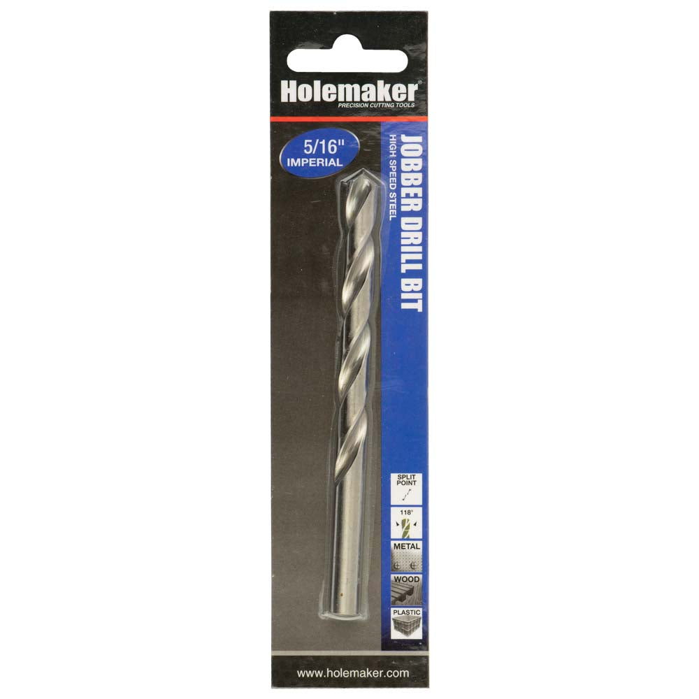Holemaker Jobber Drill 5/16in - 1pc (Carded) | ISL